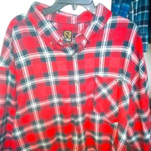 Noble Red Plaid Men's Dress Shirt